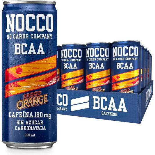 Nocco Pack Bcaa Blood Orange Del Sol, 12 pcs x 330 ml