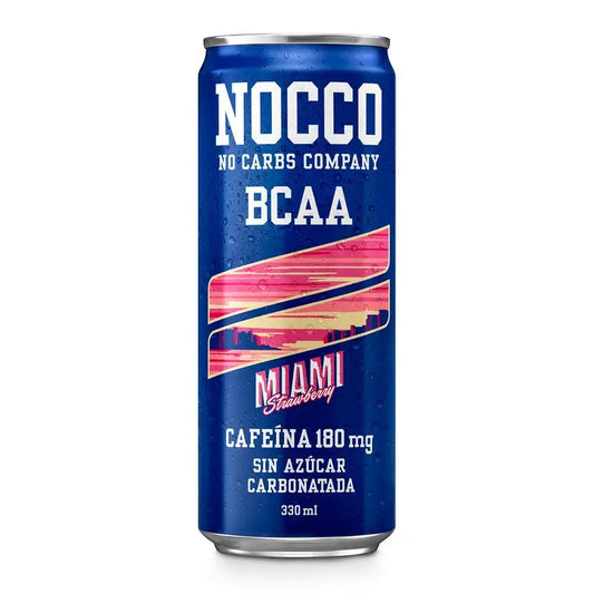Nocco Bcaa Miami Fraise, 330 ml