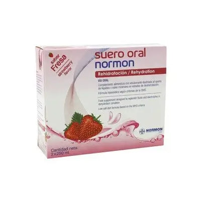 Normon Oral Serum Strawberry Pack 2 x 250 ml