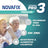 Novafix Pro 3 Crème adhésive pour prothèses dentaires Fraîcheur 50gr