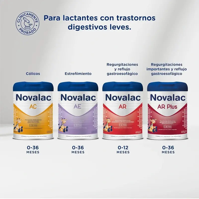 Novalac Ae Lait infantile 0-36 mois, anti-constipation, 800 g