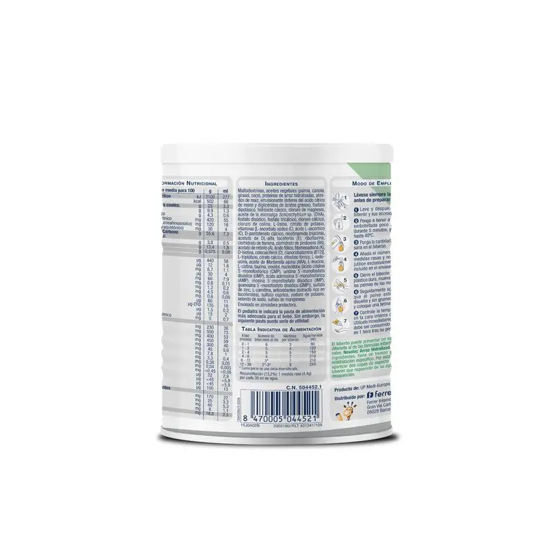 Novalac Riz hydrolysé 400 g, 1 pot Neutre