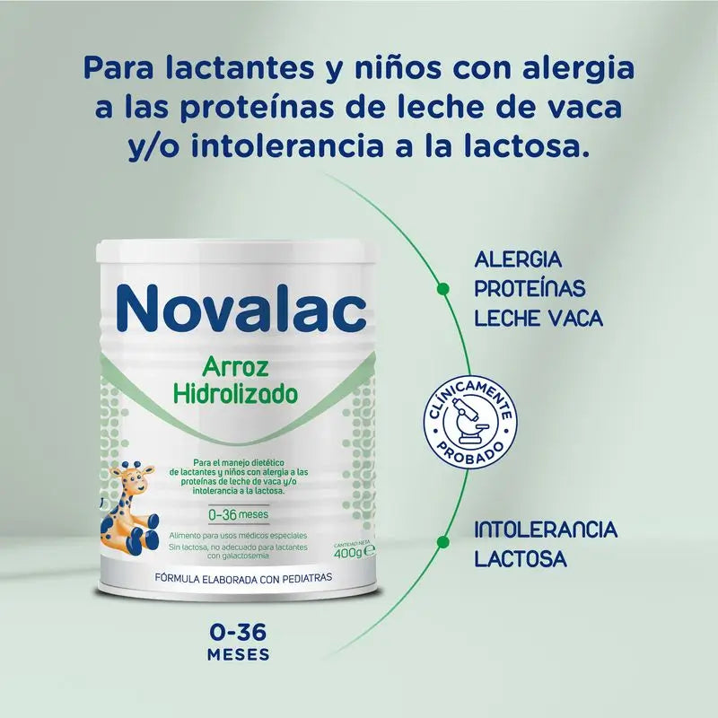 Novalac Riz hydrolysé 400 g, 1 pot Neutre