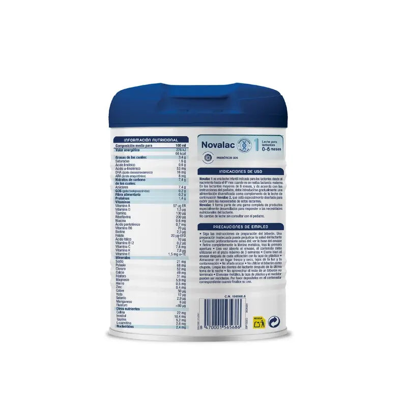 Novalac 1 Lait de démarrage, paquet de 4 x 800 g
