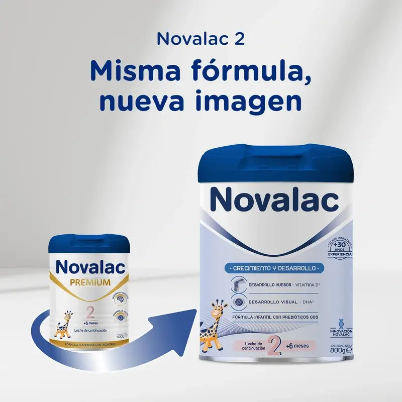 Novalac 2 lait maternisé, paquet de 4 x 800 g
