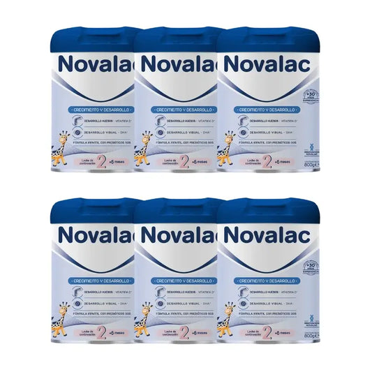 Novalac 2 Lait, paquet de 6X800 Gr.