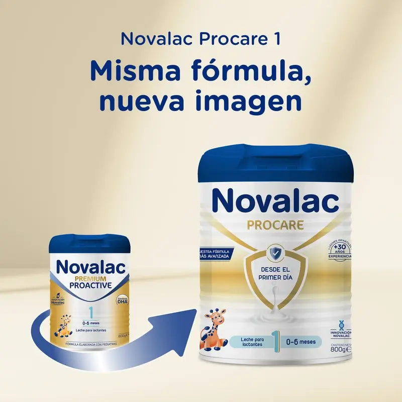 Novalac Procare 1 Lait de démarrage, 800 g