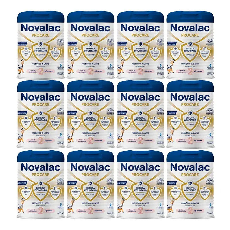 Novalac Procare 2 Lait de Continuation, 12X800 Gr