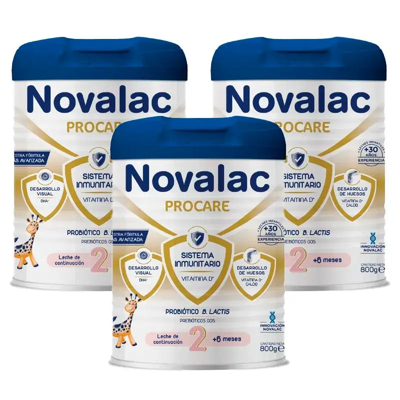 Novalac Procare 2 Lait de Continuation, 3X800 Gr