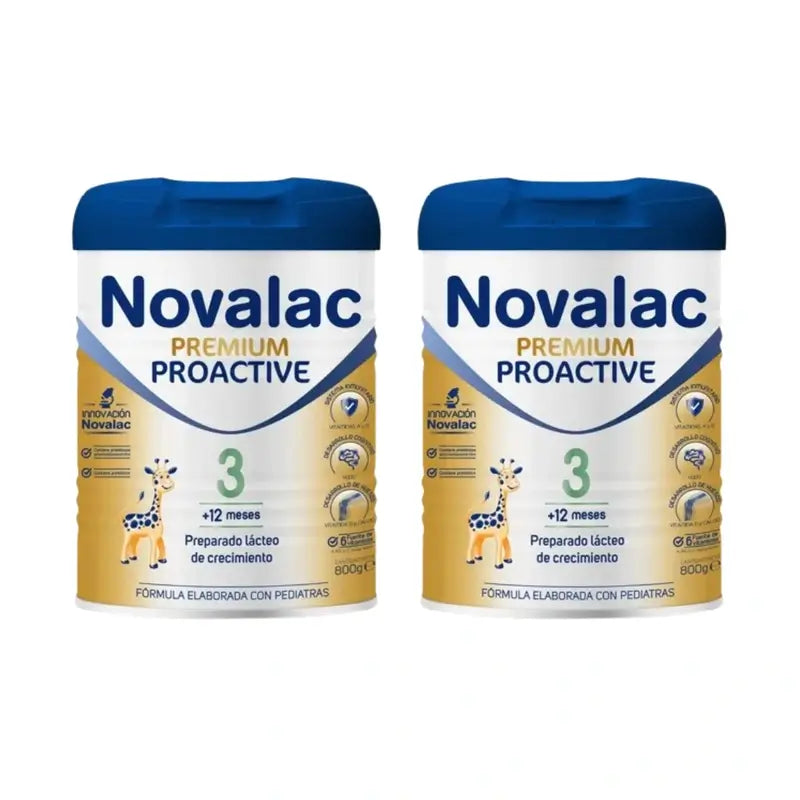 Novalac Premium Proactive 3 Lait de croissance, 2X800g