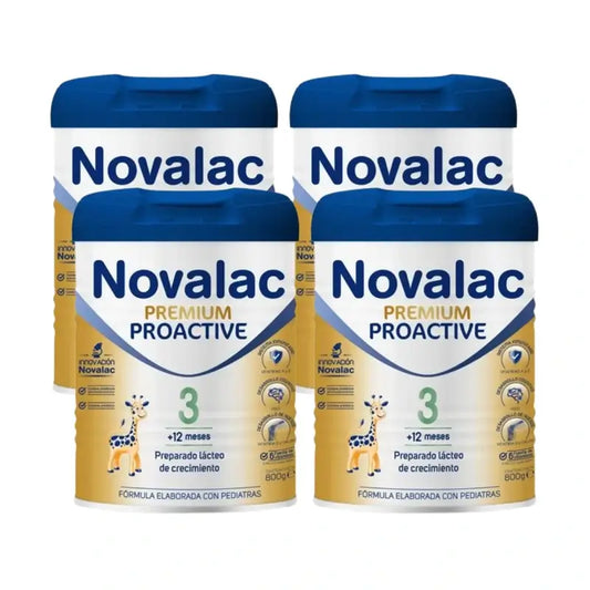 Novalac Premium Proactive 3 Lait de croissance, 4X800 Gr