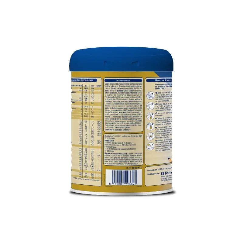 Lait de croissance Novalac Premium Proactive 3, 800 g