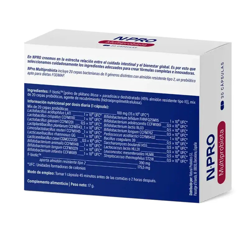 Npro Multiprobiota 30 gélules