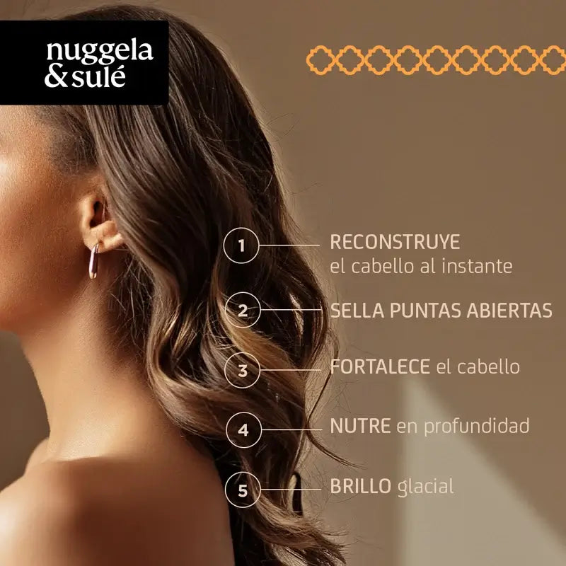 Nuggela & Sulé Ampoules Kératine-Hyaluronic, 4 x 10 ml