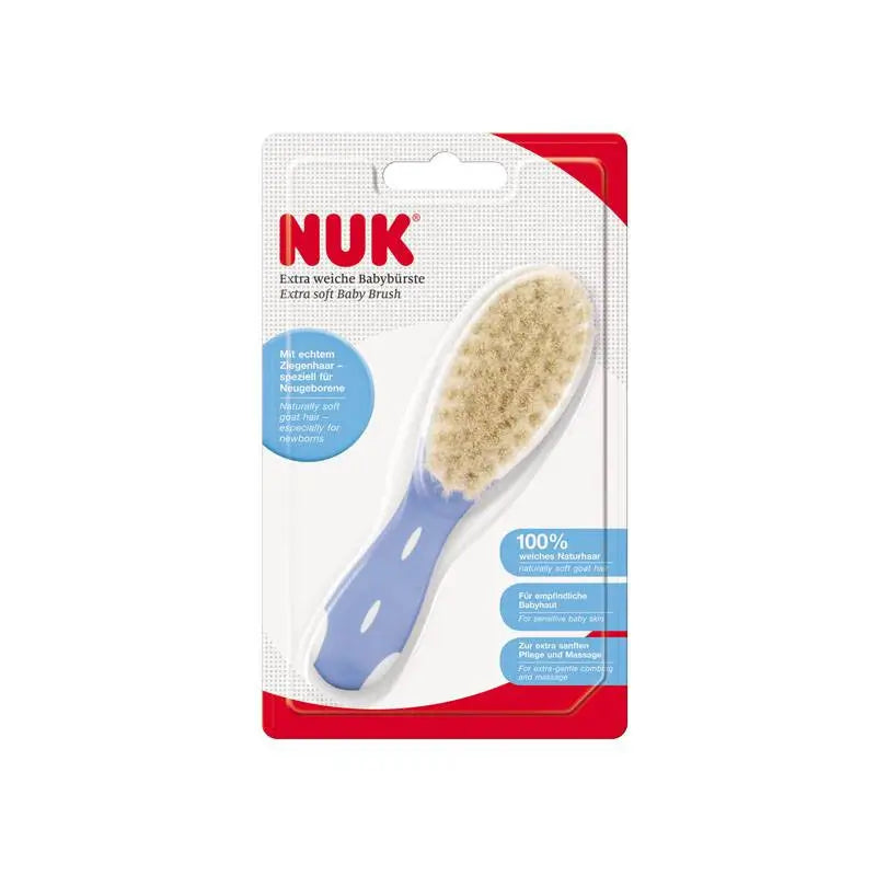 Nuk Brosse pour bébé extra douce bleue