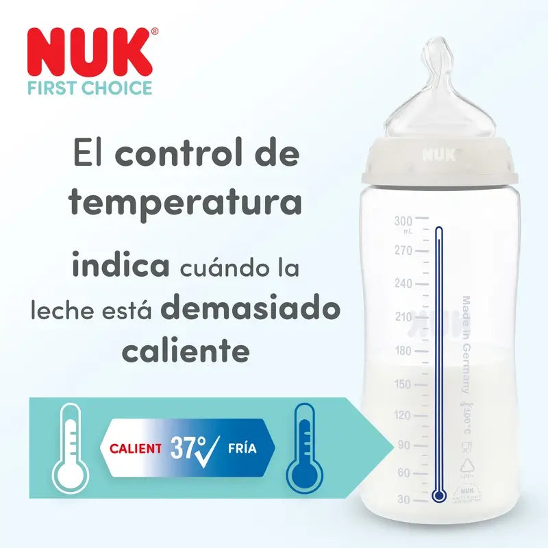 Biberon NUK First Choice+ 300 ml, tétine M, 3 mois et plus, Koala