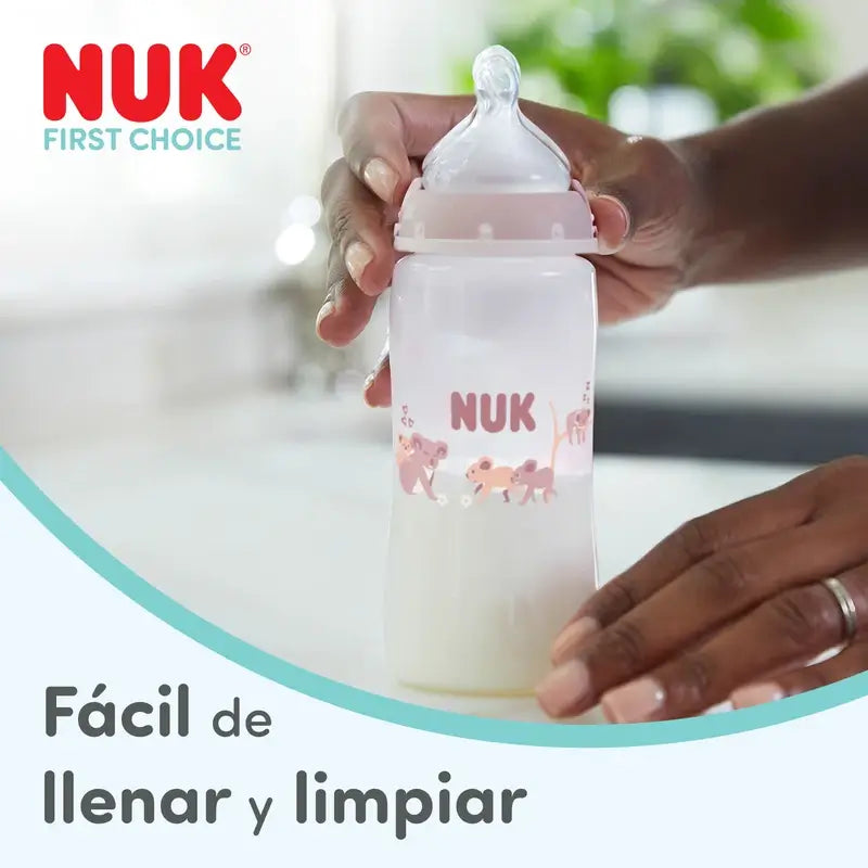 Biberon NUK First Choice+ 300 ml, tétine M, 3 mois et plus, Koala