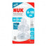 NUK First Choice Silicone Teat Anatomical Anti-Colic Teat Anatomical Wide Mouth 6-18 Months, 2 units