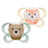 Sucette NUK Perfect Match Air en silicone T0 0-2 mois Renard/Ours, lot de 2