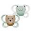Sucette NUK Perfect Match Air en silicone T1 0-6 mois Ours/Grenouille, lot de 2