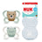 Sucette NUK Perfect Match Air en silicone T1 0-6 mois Ours/Grenouille, lot de 2