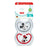 Sucette NUK Perfect Match Air en silicone T3 18-36 mois Mickey Mouse rouge/gris, lot de 2