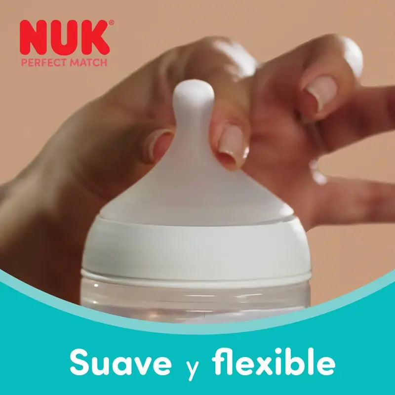 Biberon NUK Perfect Match 360 ml, tétine XL, 6 mois et plus, Mono