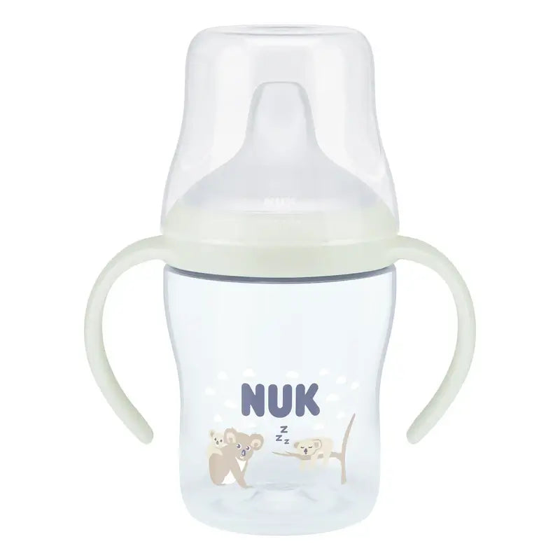 Biberon d'apprentissage NUK Perfect Match 150 ml 6 mois et plus, nuit, Koala bleu