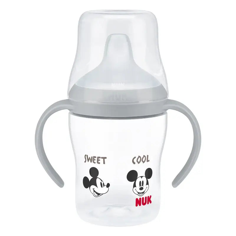 Biberon d'apprentissage NUK Perfect Match 150 ml 6 mois et plus Mickey Mouse Gris
