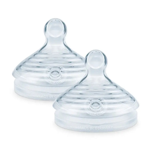 NUK Teat Nature Sense 0-6 S Silicone, 2 units