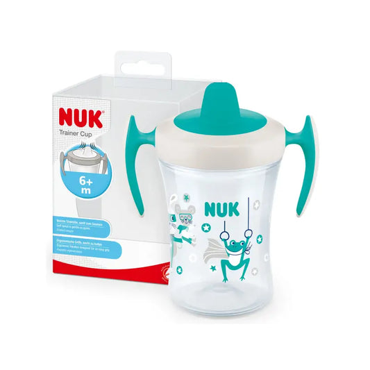 Tasse d'apprentissage Nuk Trainer Cup +6 mois, verte, 230 ml