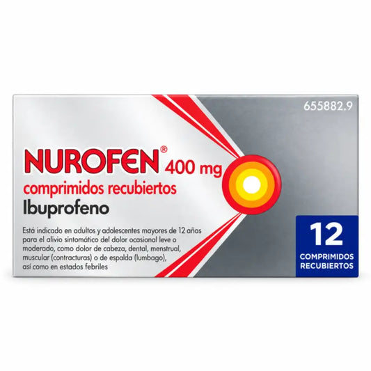 Nurofen 400 mg, 12 comprimés pelliculés