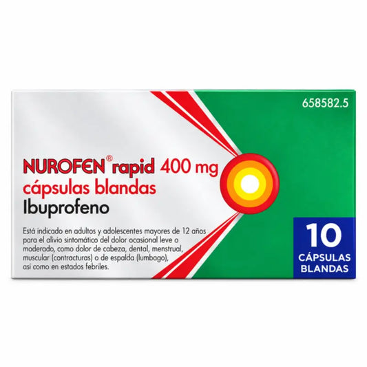 Nurofen Rapid 400 mg, 10 capsules molles