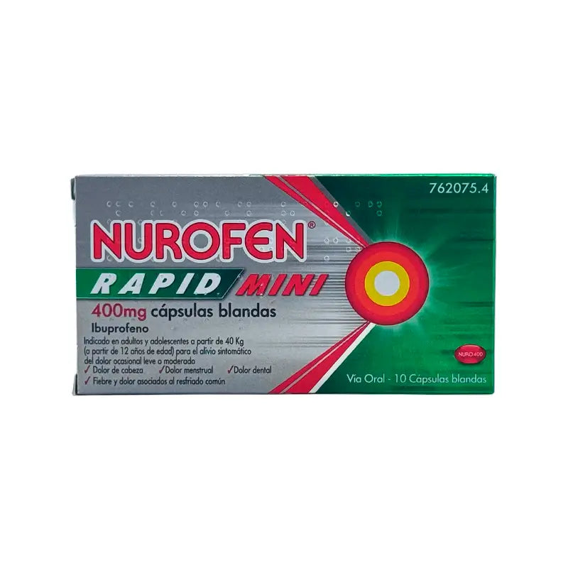 Nurofen Rapid Mini 400 Mg, 10 capsules molles