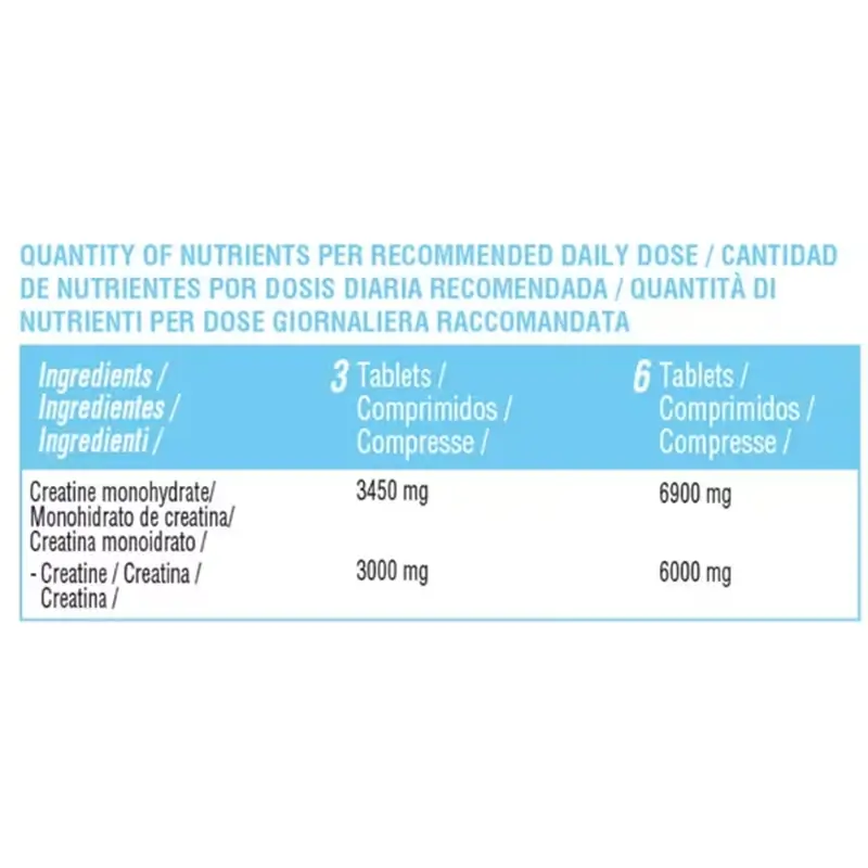 Nutralie Créatine Monohydrate 6000Mg, 90 comprimés