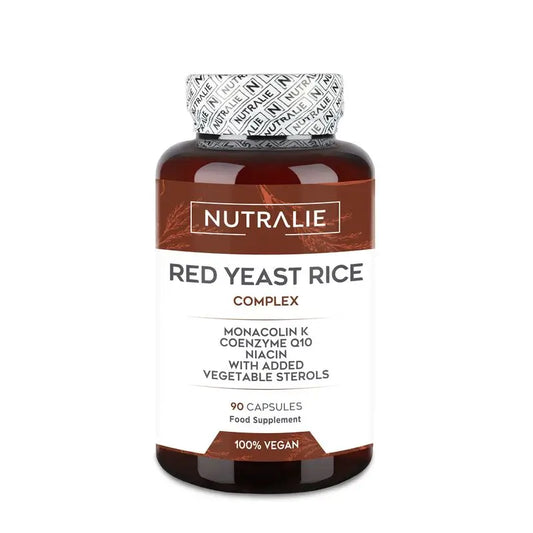 Nutralie Levure de Riz Rouge Avec 2,9Mg Monacoline + Q10 , 90 gélules
