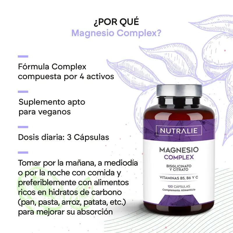 Nutralie Magnesium Complex Pack 2 x 120 gélules