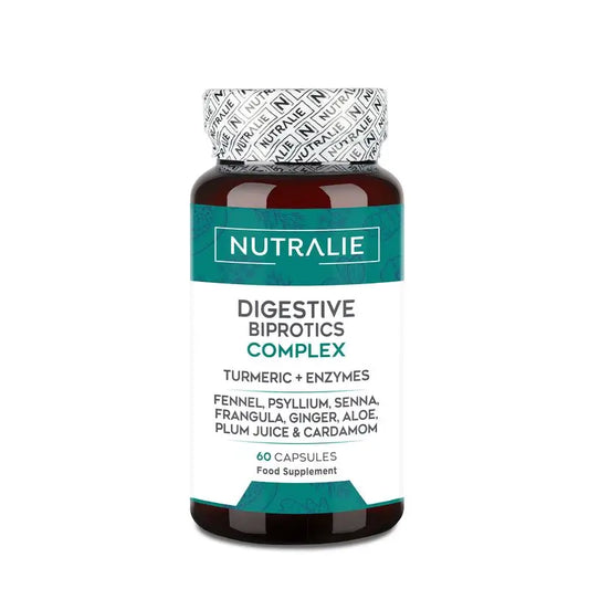 Nutralie Probiotic Digestive Complex Turmeric + Digestive Enzymes, 60 gélules