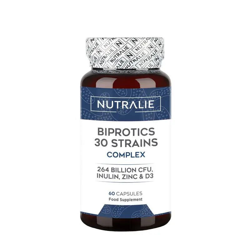 Nutralie Probiotiques 30 souches 264 milliards Ufc Biprotics , 60 capsules