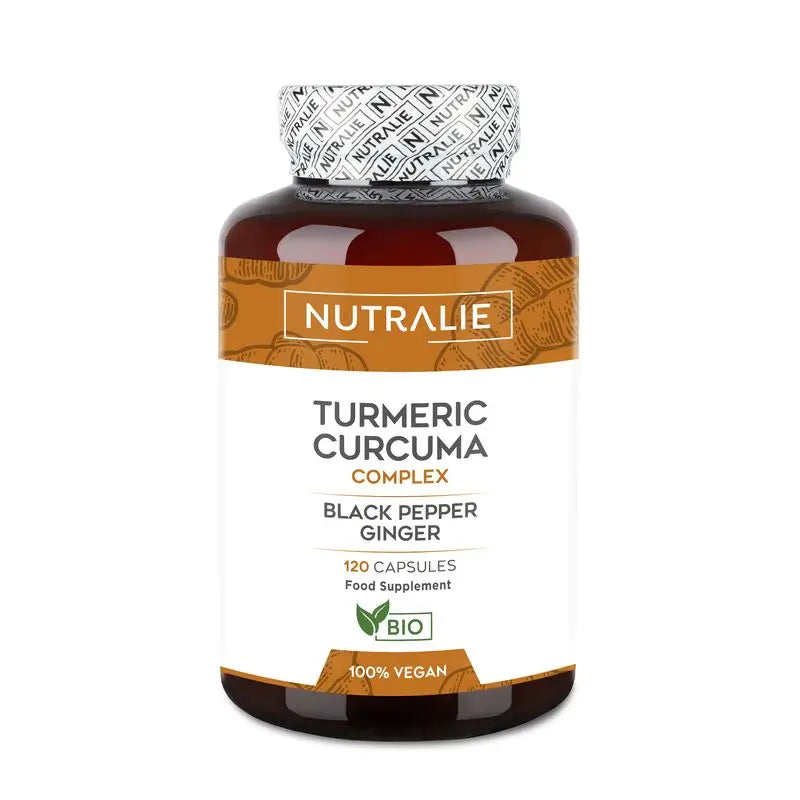 Nutralie Complexe Curcuma Gingembre & Poivre Noir Bio , 120 gélules