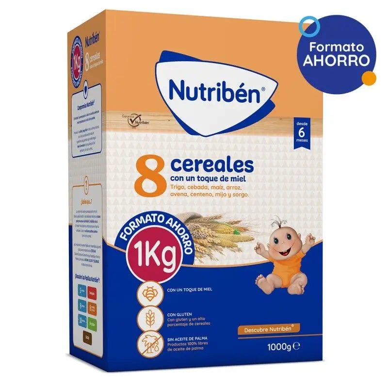 Nutriben 8 Céréales avec une touche de miel, 1000g