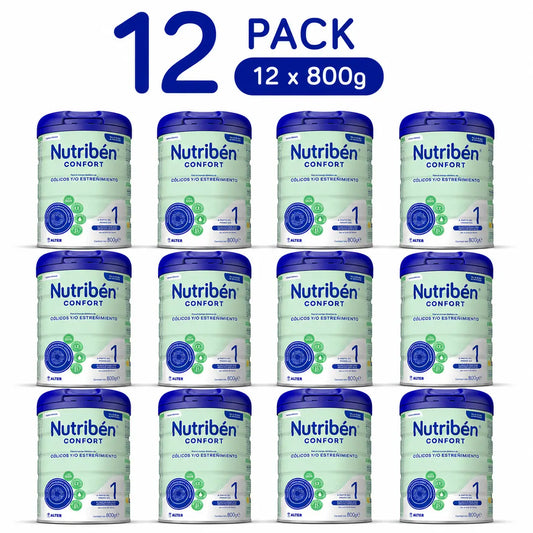 Nutribén Confort 1 Départ Lait, 12 x 800 grammes