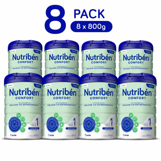 Nutribén Confort 1 Départ Lait, 8 x 800 grammes