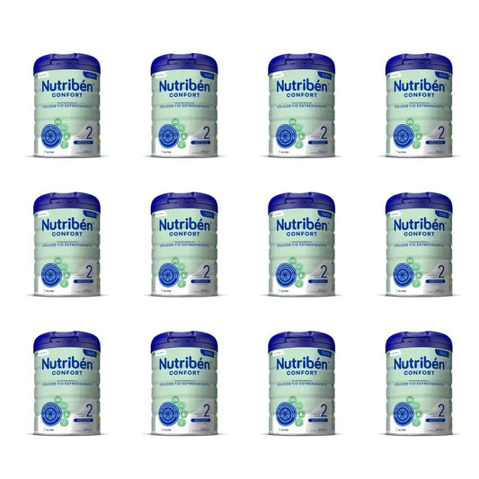 Nutribén Confort 2 Lait de Suite, 12 x 800g