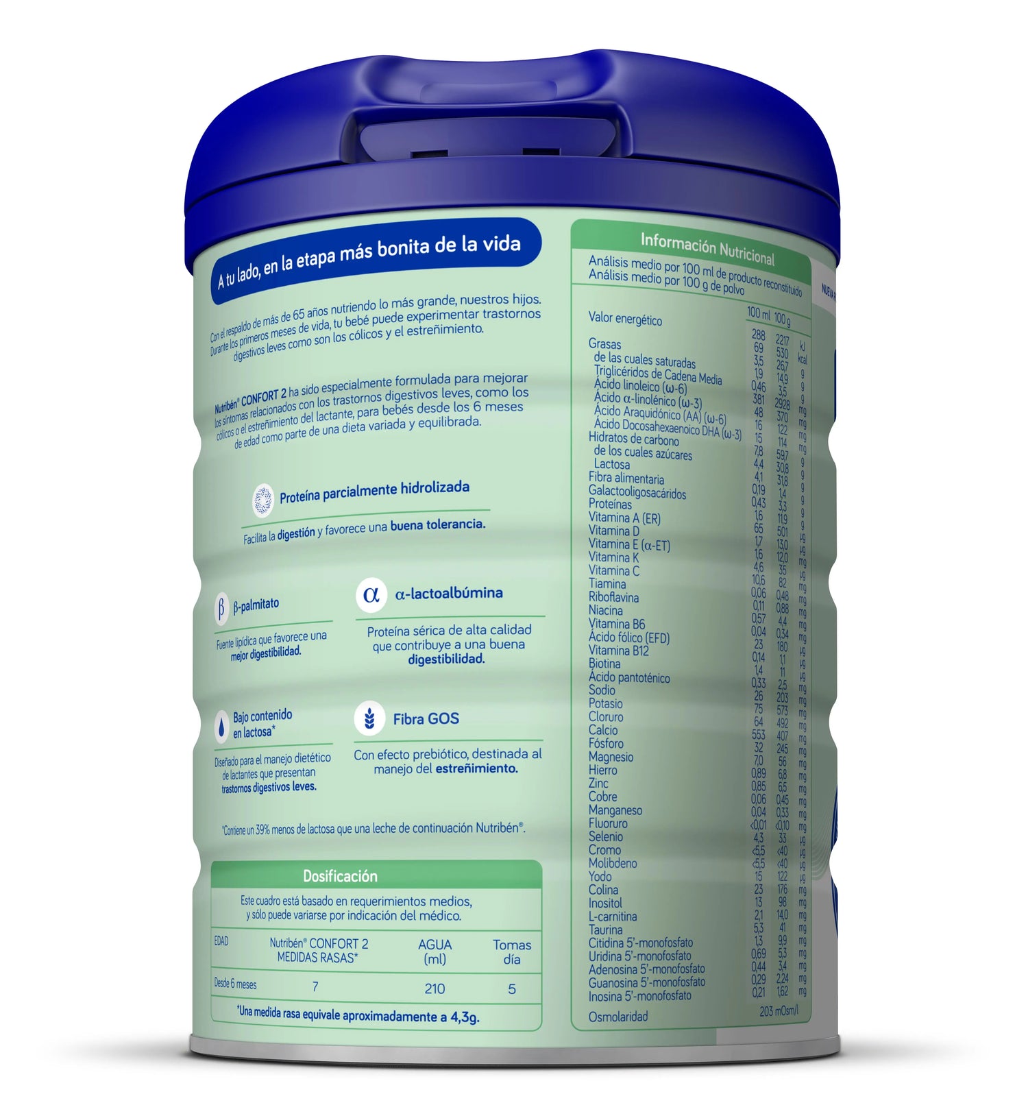 Nutribén Confort 2 Lait de Continuation, 800 g