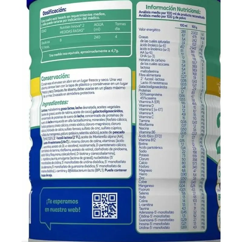 Nutribén Innova 2 lait de continuation, 2 X 800 g
