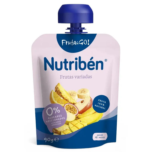 Nutriben Fruta&Go Fruits assortis 90 g