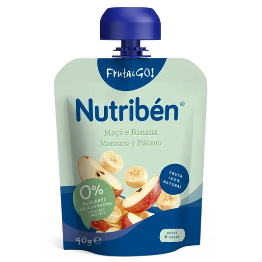 Nutriben Fruit&Go Pomme Banane 90 g