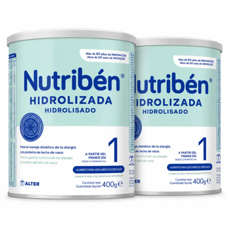 Nutribén Hydrolysed 1 Milk Starter, 2 X 400 g