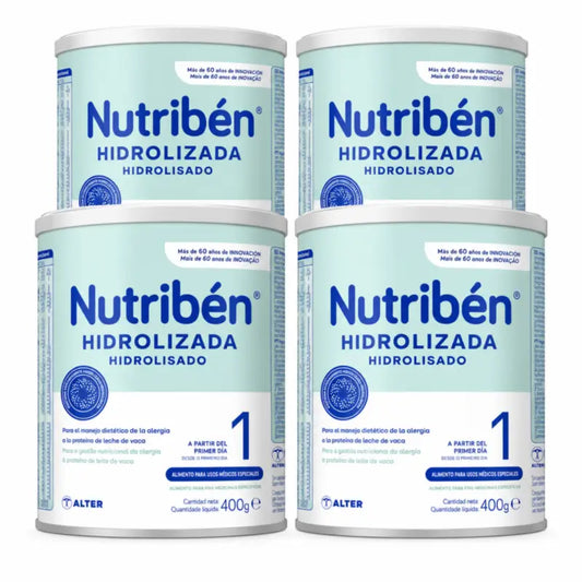 Nutribén Hydrolysed 1 Milk Starter, 4 X 400 g